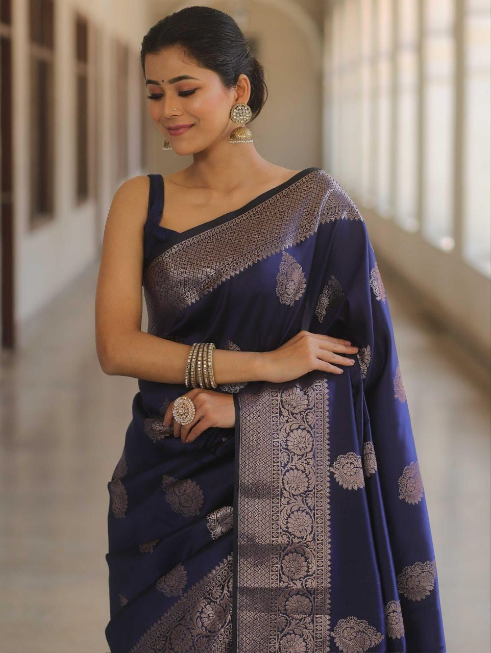 Soft Silk Bollywood Designer Fancy Saree Party Indian Wedding Ready To