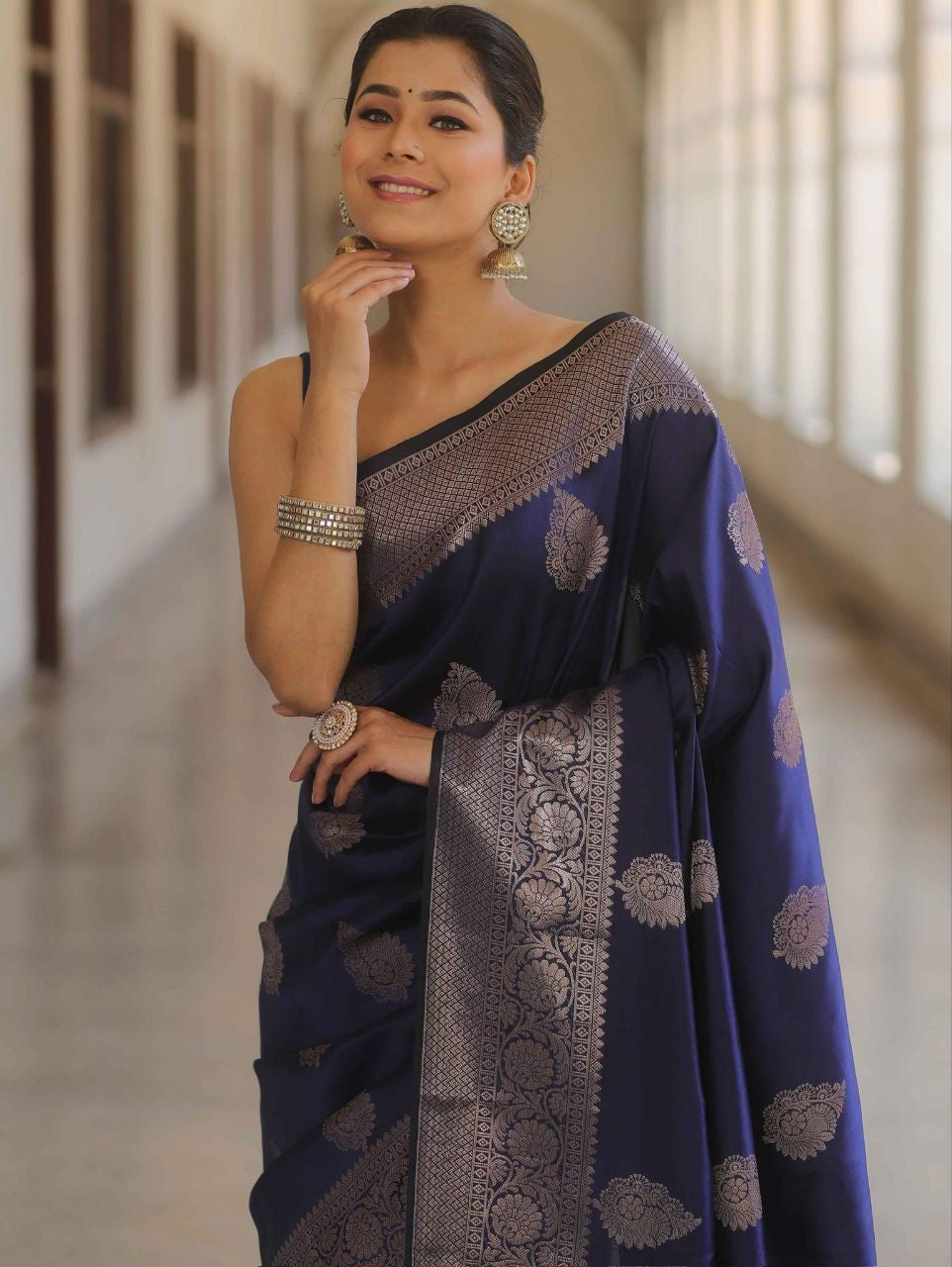 Soft Silk Bollywood Designer Fancy Saree Party Indian Wedding Ready To