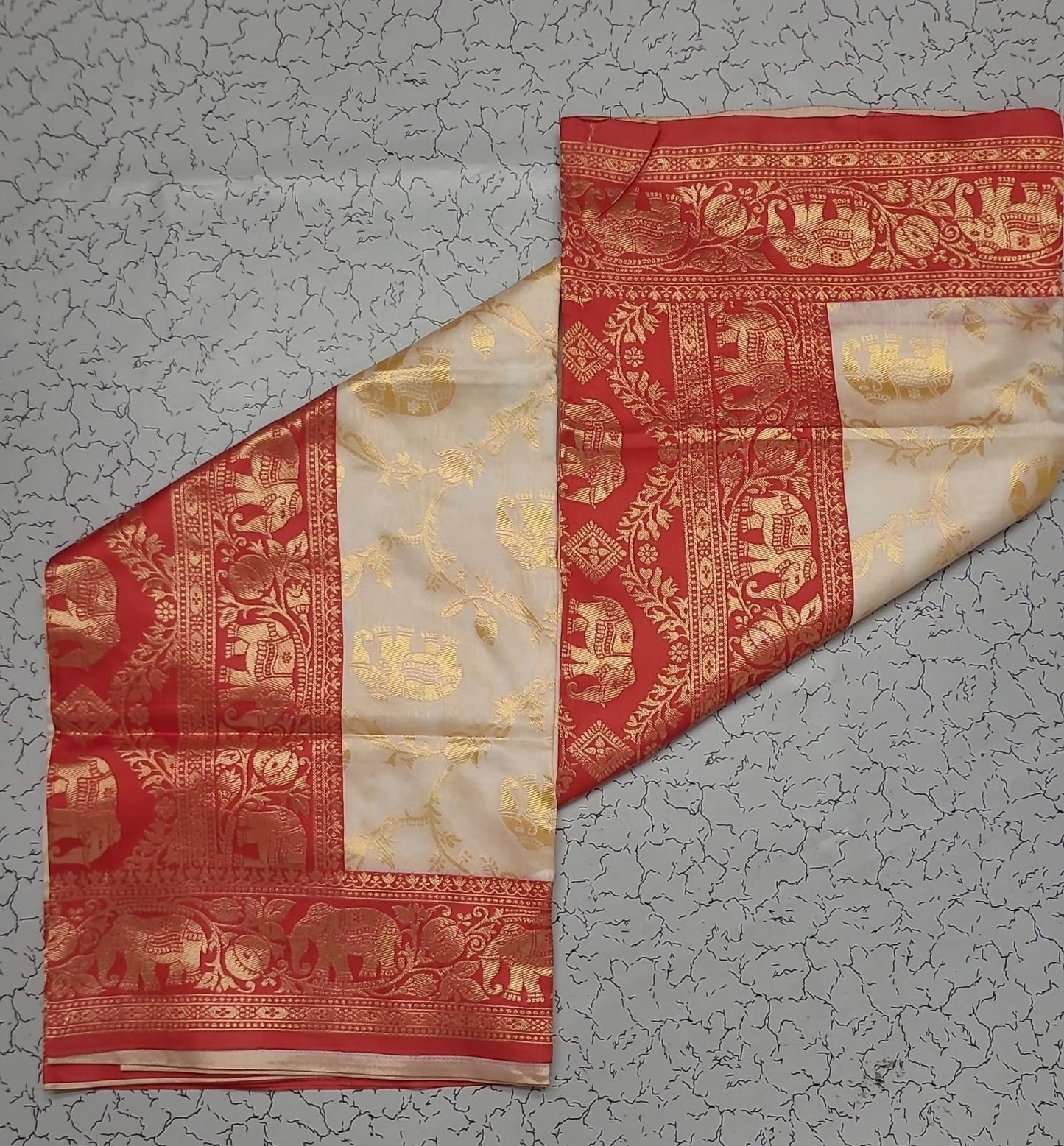 BANARASI SOFT SILK SAREE TRADITIONAL INDIAN WEAR ZARI PALLU BLOUSE