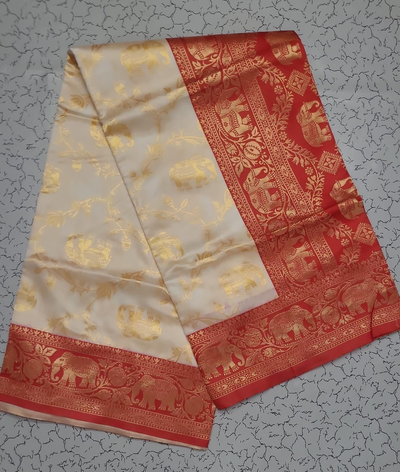 BANARASI SOFT SILK SAREE TRADITIONAL INDIAN WEAR ZARI PALLU BLOUSE