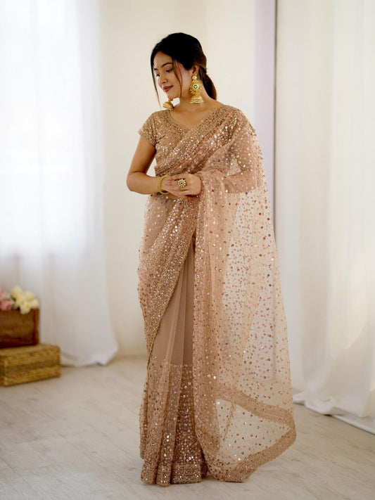 SAREE BLOUSE BOLLYWOOD PARTY WEAR INDIAN PAKISTANI NEW SARI WEDDING DE