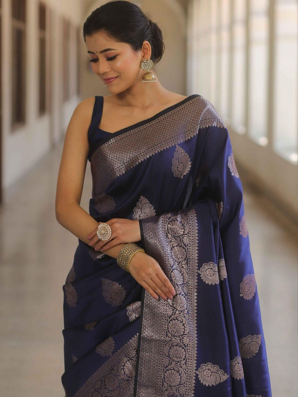 Soft Silk Bollywood Designer Fancy Saree Party Indian Wedding Ready To